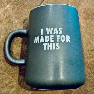 Gray Ceramic Mug with “I was made for this” by Church of the Highlands.